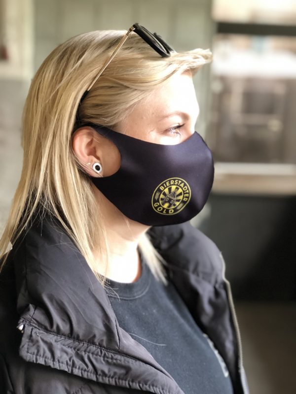 Bierstadter Goldmädsche Gesichtsmaske Mund Nase Bedeckung