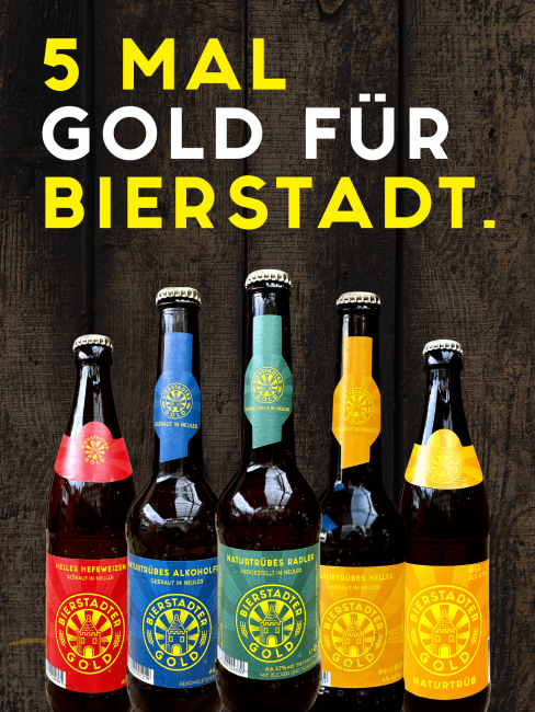 Bierstadter Gold Biersorten Weizen Helles Radler Alkoholfrei